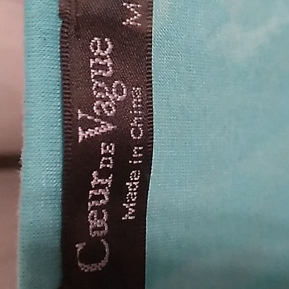 COEUR VOGUE Med Blue with Grey Leopard Design Tank Top - Picture 8 of 8